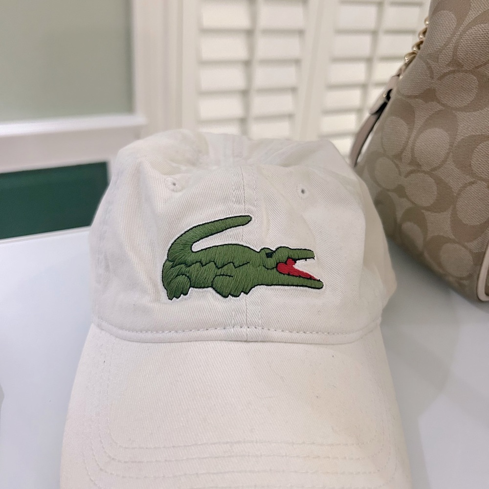 Lacoste white hat